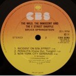 Bruce Springsteen - The Wild, The Innocent &  The E Street Shuffle (LP, Album, RE)