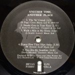 Bryan Ferry - Another Time, Another Place (LP, Album, Gat)