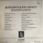 Buddy Holly & The Crickets (2) - 20 Golden Greats (LP, Comp)