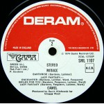 Camel - Mirage (LP, Album, Dec)