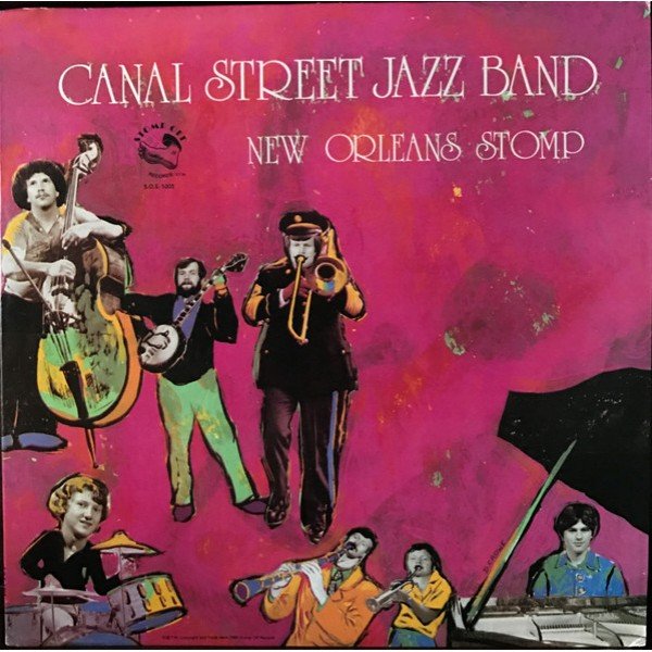 Canal Street Jazz Band* - New Orleans Stomp (LP, Album, Blu)