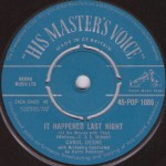 Carol Deene - James (Hold The Ladder Steady) / It Happened Last Night (At The Movies With You) (7