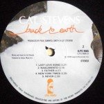 Cat Stevens - Back To Earth (LP, Album, Tex)