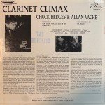 Chuck Hedges And Allan Vaché - Clarinet Climax (LP, Album)