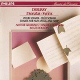 Debussy* - Arthur Grumiaux, Maurice Gendron, Roger Bourdin - 3 Sonatas, Syrinx- Violin Sonata - Cello Sonata - Sonata For Flute, Viola And Harp (CD, RM)