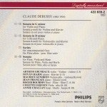Debussy* - Arthur Grumiaux, Maurice Gendron, Roger Bourdin - 3 Sonatas, Syrinx- Violin Sonata - Cello Sonata - Sonata For Flute, Viola And Harp (CD, RM)