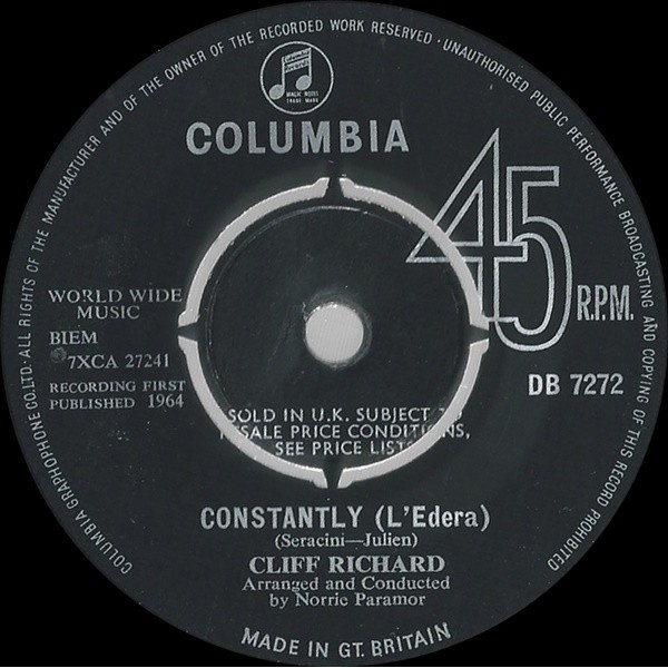Cliff Richard - Constantly (L'Edera) (7