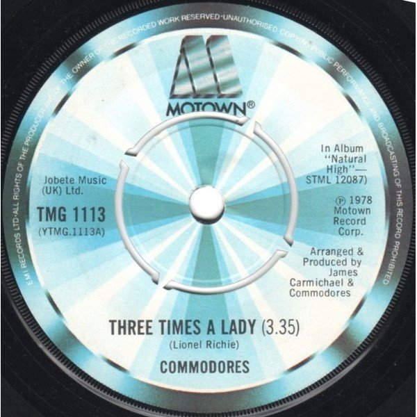 Commodores - Three Times A Lady (7