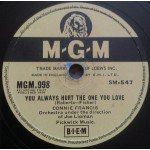 Connie Francis - You Always Hurt The One You Love / In The Valley Of Love	 (Shellac, 10