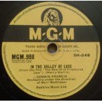 Connie Francis - You Always Hurt The One You Love / In The Valley Of Love	 (Shellac, 10
