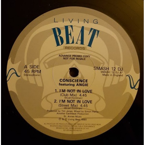 Conscience (3) Featuring Angie (43) - I'm Not In Love (Club Mix) (12