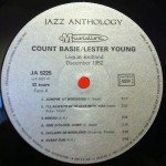 Count Basie, Lester Young - Live At Birdland December 1952 New-York City (LP, Album)