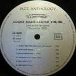 Count Basie, Lester Young - Live At Birdland December 1952 New-York City (LP, Album)