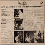 The Dave Dallwitz Euphonic Sounds Ragtime Ensemble - Nostalgia (LP, Album)