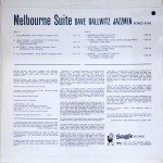 Dave Dallwitz Jazzmen - Melbourne Suite (LP, Album)
