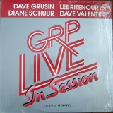 Dave Grusin, Lee Ritenour, Diane Schuur, Dave Valentin - GRP Live In Session (LP, Album, RE)