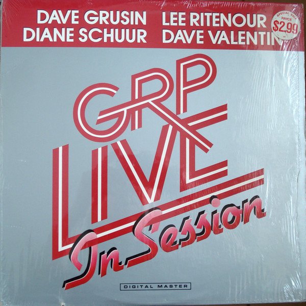 Dave Grusin, Lee Ritenour, Diane Schuur, Dave Valentin - GRP Live In Session (LP, Album, RE)