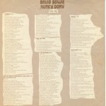 David Bowie - Hunky Dory (LP, Album, RE)