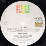 David Bowie - Let's Dance (LP, Album)