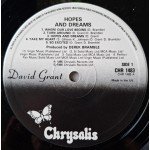 David Grant - Hopes And Dreams (LP, Album)