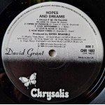 David Grant - Hopes And Dreams (LP, Album)
