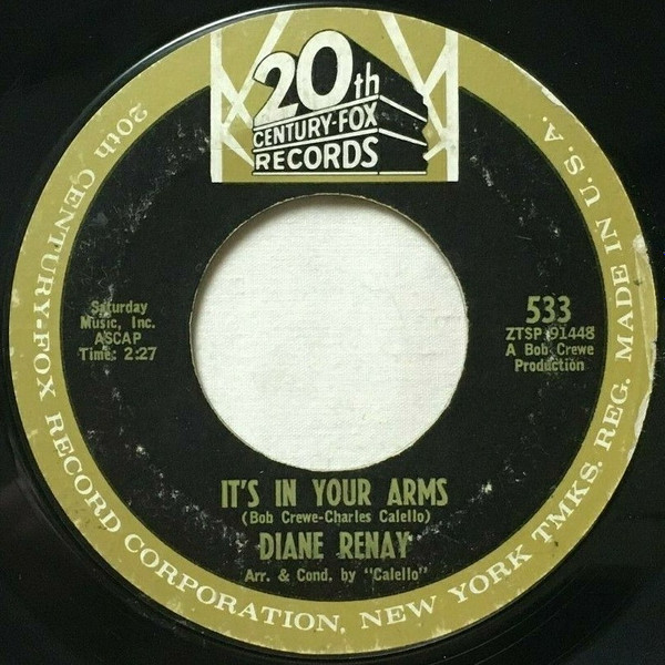 Diane Renay - It's In Your Arms / A Present From Eddie (7
