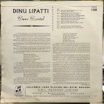 Dinu Lipatti - Piano Recital: Bach, Scarlatti, Chopin, Ravel (LP, Mono)