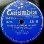 Dinu Lipatti, Liszt* - Sonetto Del Petrarca No. 104 (Shellac, 10