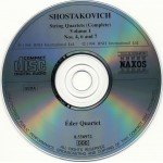 Shostakovich*, Éder Quartet - String Quartets (Complete) Volume 1 Nos. 4, 6 And 7 (CD)