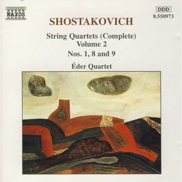 Shostakovich*, Éder Quartet - String Quartets (Complete) Volume 2 Nos. 1, 8 And 9 (CD, Album)