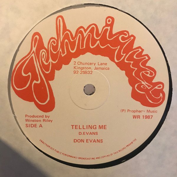 Don Evans (3) / Dean Frazer* - Telling Me (12
