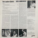 Don Lanphere Quintet Featuring Jon Pugh (2) - Into Somewhere (LP, Album)