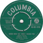 Donald Peers And The Rita Williams Singers - Where Were You (When I Needed You) (7