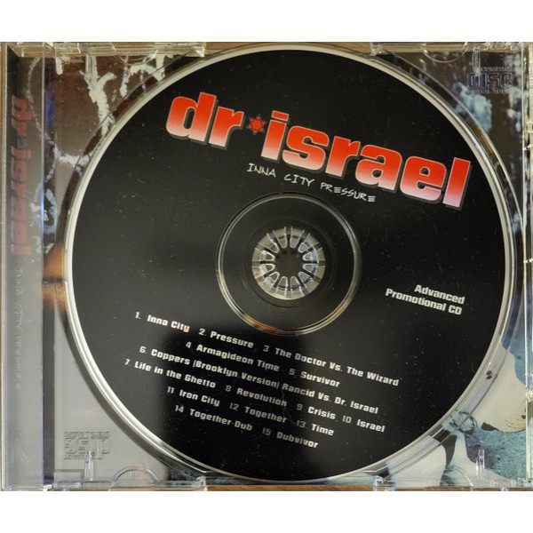 Dr. Israel - Inna City Pressure (CD, Album, Promo)
