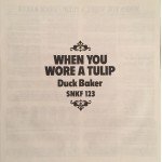 Duck Baker - When You Wore A Tulip (LP)