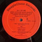 Eddie Lockjaw Davis Quartet - All Of Me (LP, Album)