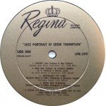 Eddie Thompson Featuring Ron Lundberg And Lewis Berryman - A Jazz Portrait Of Eddie Thompson (LP, Album)