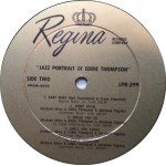 Eddie Thompson Featuring Ron Lundberg And Lewis Berryman - A Jazz Portrait Of Eddie Thompson (LP, Album)