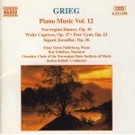 Grieg* - Einar Steen-Nøkleberg, Rut Tellefsen, Chamber Choir Of The Norwegian State Institute Of Music, Stefan Schiøll - Piano Music Vol. 12 (CD, Album)