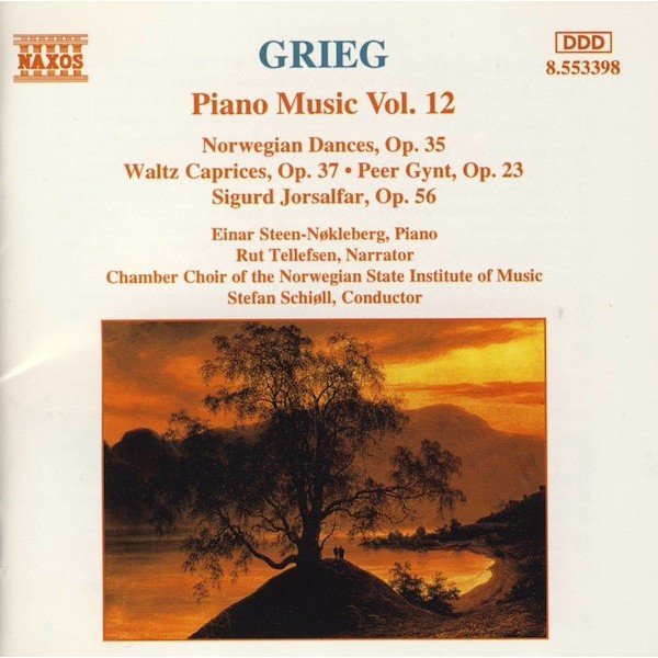 Grieg* - Einar Steen-Nøkleberg, Rut Tellefsen, Chamber Choir Of The Norwegian State Institute Of Music, Stefan Schiøll - Piano Music Vol. 12 (CD, Album)