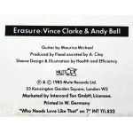 Erasure - Who Needs Love Like That (12