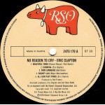 Eric Clapton - No Reason To Cry (LP, Album)