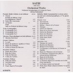 Satie* - Orchestre Symphonique Et Lyrique De Nancy, Jérôme Kaltenbach - Orchestral Works: Parade, Trois Gymnopédies, Mercure, Relâche (CD, Album, RE)