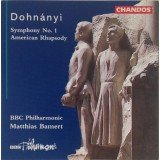 Dohnányi* - BBC Philharmonic, Matthias Bamert - Symphony No. 1 / American Rhapsody (CD)