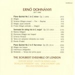 Dohnányi* - The Schubert Ensemble Of London - Piano Quintets / Serenade For String Trio (CD, Album, RE)