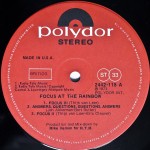 Focus (2) - At The Rainbow (LP, Album)