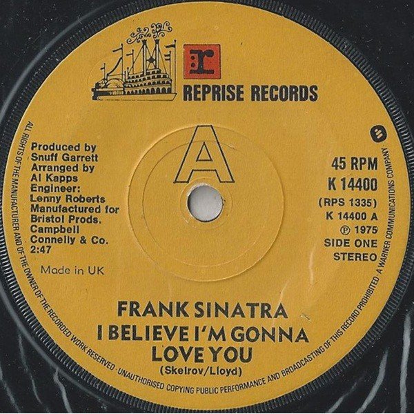 Frank Sinatra - I Believe I'm Gonna Love You (7