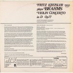 Fritz Kreisler Plays Brahms*, London Philharmonic Orchestra Conducted By Sir John Barbirolli - Violin Concerto (LP, Album, RE)