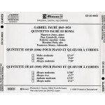 Gabriel Fauré - Quintetto Fauré Di Roma - Klavierquintette Op. 89 Und Op. 115 (CD, Album)