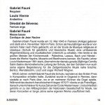 Fauré* / Vierne* / De Séverac*, Lisa Beckley / Nicholas Gedge / Schola Cantorum Of Oxford / Oxford Camerata / Jeremy Summerly - Requiem • Messe Basse • Cantique De Jean Racine / Andantino / Tantum Ergo (CD, Album)